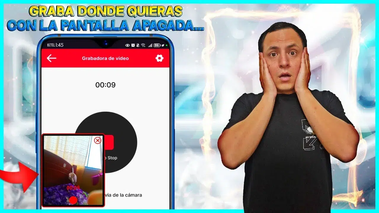 grabar pantalla apagada android