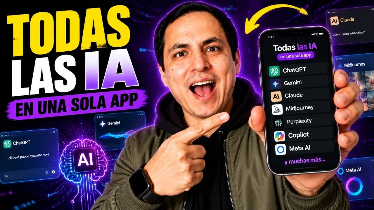 Todas las inteligencias artificiales en una sola app