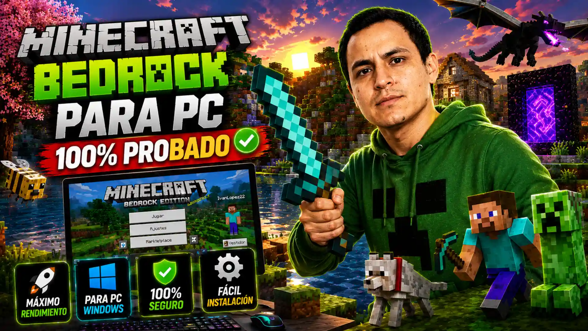 Minecraft bedrock para pc
