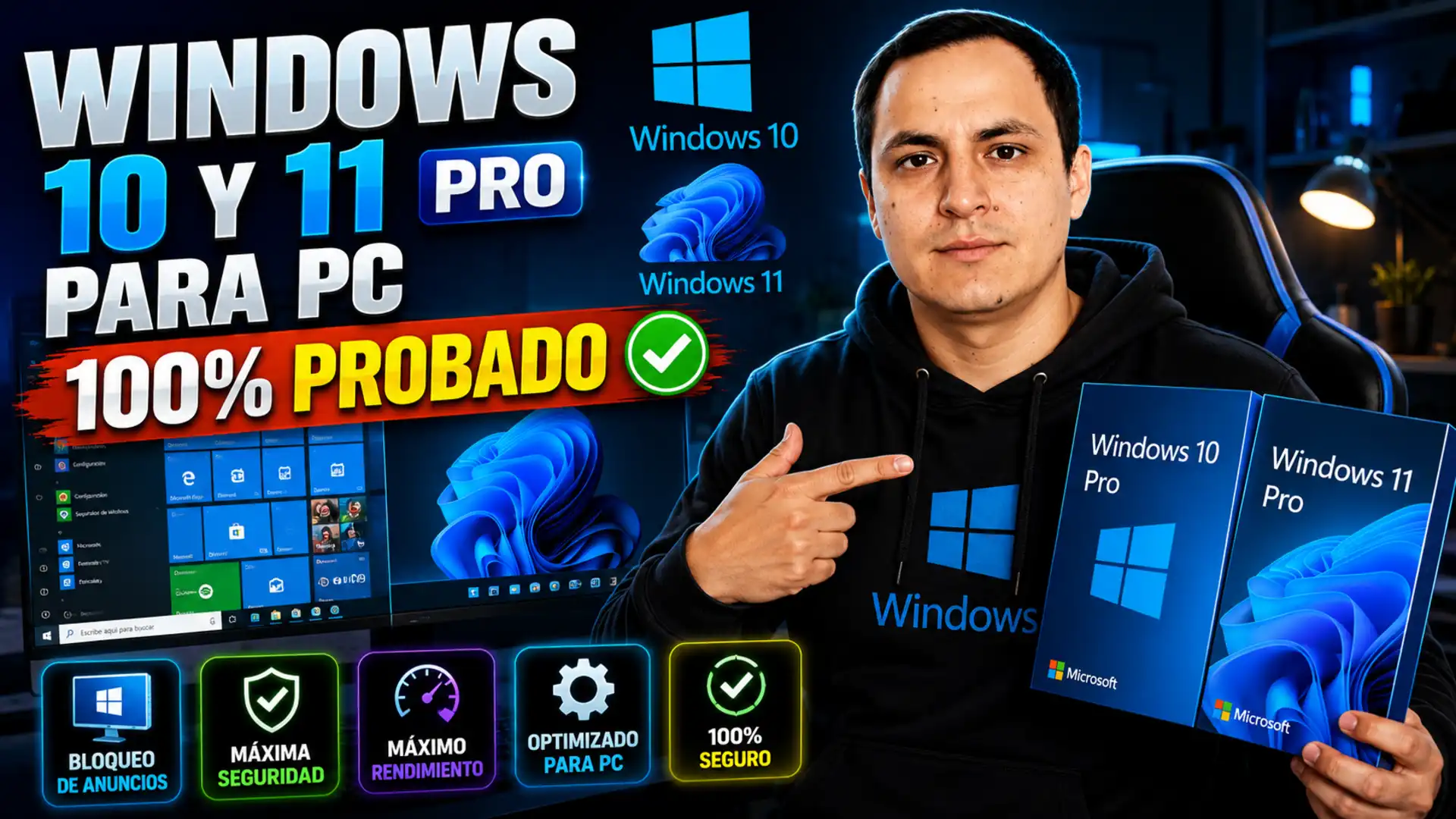 Windows 10 y 11 pro para pc